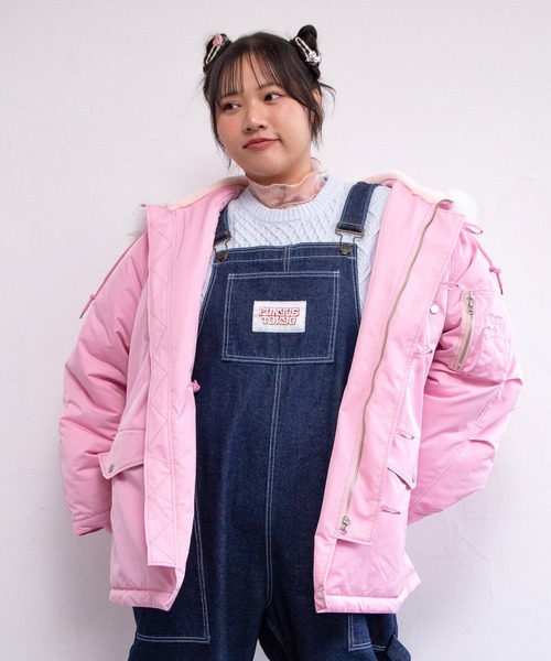 PUNYUS（プニュズ）の「【予約】N-3B（ミリタリージャケット・レディース・カーキ/ネイビー/ピンク・1/2/3/4/5）」の13枚目の写真