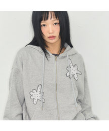 [ユニセックス]DOTS GRAV フードパーカー_2カラー