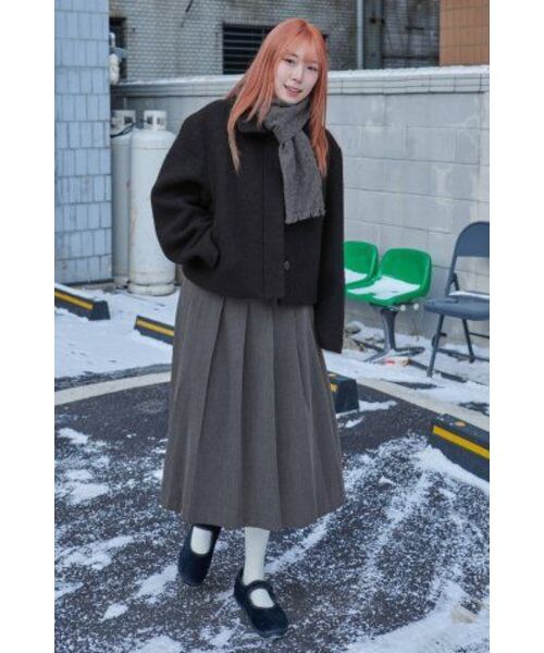 MUSINSA STANDARD WOMAN（ムシンサスタンダードウーマン）の「[ヒートタンダード] ウィメンズ リブスリム タートルネック Tシャツ [クリーム]（Tシャツ/カットソー・レディース・その他・SMALL/MEDIUM/LARGE/X-SMALL）」の10枚目の写真