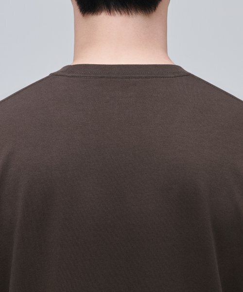 MUSINSA STANDARD（ムシンサスタンダード）の「[クールタンダード] ベーシッククルーネックTシャツ [ダークブラウン]（Tシャツ/カットソー・メンズ・その他・X-LARGE/XX-LARGE/XXX-LARGE/SMALL/MEDIUM/LARGE）」の7枚目の写真