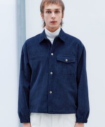 TRIP LE SENS（トリップ ル センス）の「コーデュロイベーシックオーバーサイズジャケット_ディープネイビー（その他アウター）」