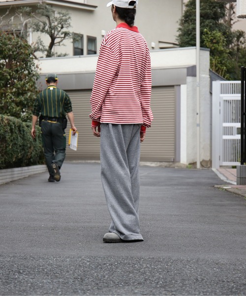 KAIKO(カイコー)の「KAIKO Loose fit sweat pants(スウェットパンツ・メンズ・ライトグレー/グレー・1/2)」の4枚目の写真