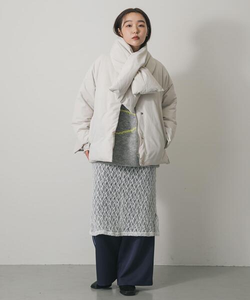 セール】『WEB/一部店舗限定』マフラーツキシームレスダウン（ダウン