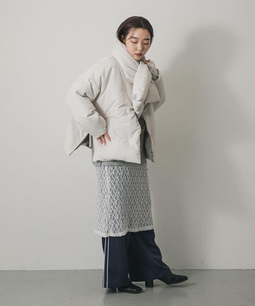 セール】『WEB/一部店舗限定』マフラーツキシームレスダウン（ダウン