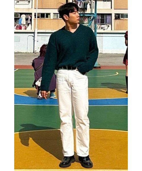 NODU（ノードユー）の「ステイブークルウールニット[グリーン]（ニット/セーター・レディース・その他・LARGE/MEDIUM）」の3枚目の写真