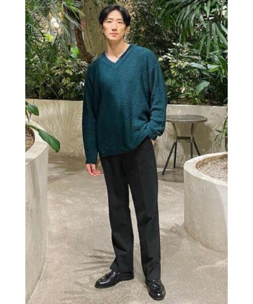 NODU（ノードユー）の「ステイブークルウールニット[グリーン]（ニット/セーター・レディース・その他・LARGE/MEDIUM）」の4枚目の写真