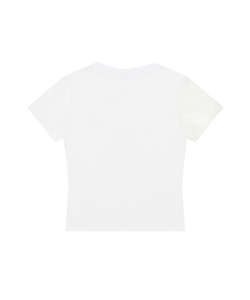 LUVISTRUE(ラヴイズトゥルー)の「IM LACE POINT TEE(WHITE)(Tシャツ/カットソー・レディース・その他・FREE)」の3枚目の写真