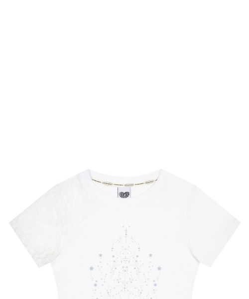 LUVISTRUE(ラヴイズトゥルー)の「IM LACE POINT TEE(WHITE)(Tシャツ/カットソー・レディース・その他・FREE)」の4枚目の写真