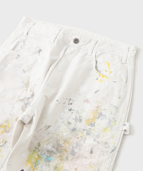 Anachronorm（アナクロノーム）の「ANACHRONORM / アナクロノーム DART PAINT DOUBLE KNEE（その他パンツ・メンズ・ホワイト×ホワイト・30/32）」の3枚目の写真