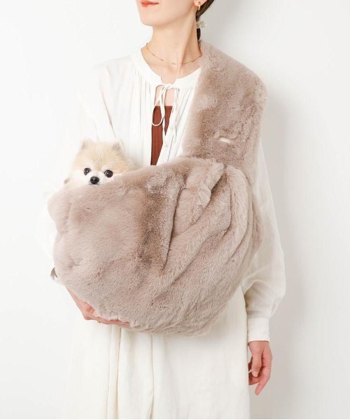 セール】2wayハンモック型メッシュ付きファースリングバッグ【スリング