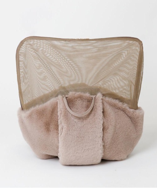 moncheri モンシェリ 2wayメッシュ付きスリングバッグ ベージュ 2wayハンモック型メッシュ付きスリングバッグ – moncheri