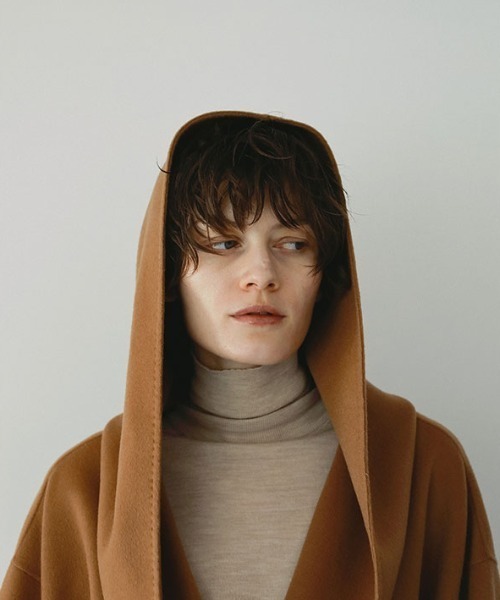 SANTEウールカシミヤフーディーリバーコート（その他アウター）｜ETRE