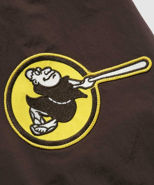 MLB（メジャーリーグベースボール）の「MLB Lightweight Nylon Stadium Jacket/MLBライトウェイトナイロンスタジアムジャケット（ナイロンジャケット・メンズ・ネイビー系/ブルー系/ブラウン系・XL/M/L）」の18枚目の写真
