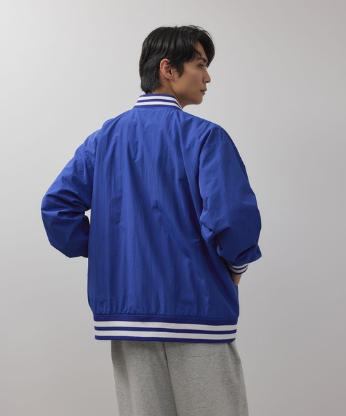 MLB(メジャーリーグベースボール)の「MLB Lightweight Nylon Stadium Jacket/MLBライトウェイトナイロンスタジアムジャケット(ナイロンジャケット・メンズ・ネイビー系/ブルー系/ブラウン系・XL/M/L)」の10枚目の写真