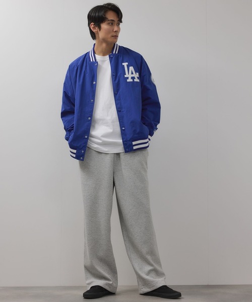 MLB(メジャーリーグベースボール)の「MLB Lightweight Nylon Stadium Jacket/MLBライトウェイトナイロンスタジアムジャケット(ナイロンジャケット・メンズ・ネイビー系/ブルー系/ブラウン系・XL/M/L)」の11枚目の写真