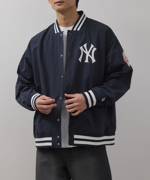 MLB（メジャーリーグベースボール）の「MLB Lightweight Nylon Stadium Jacket/MLBライトウェイトナイロンスタジアムジャケット（ナイロンジャケット・メンズ・ネイビー系/ブルー系/ブラウン系・XL/M/L）」の11枚目の写真