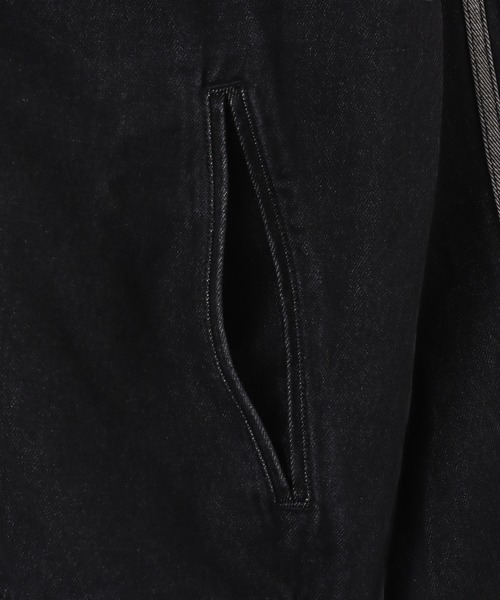 adidas（アディダス）の「adidas ADICOLOR DENIM FIREBIRD TRACK TOP / アディダス アディカラー デニム ファイヤーバード トラック トップ（その他アウター・メンズ・ブラック・M/L/XL/XXL/S）」の5枚目の写真