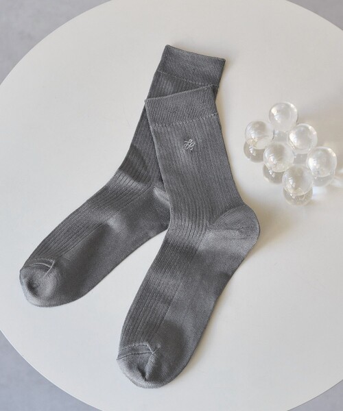 ROPE' PICNIC（ロペピクニック）の「RPロゴソックス（ソックス/靴下・レディース・ブラック/シルバー/ホワイト/ダークブラウン・FREE）」の4枚目の写真