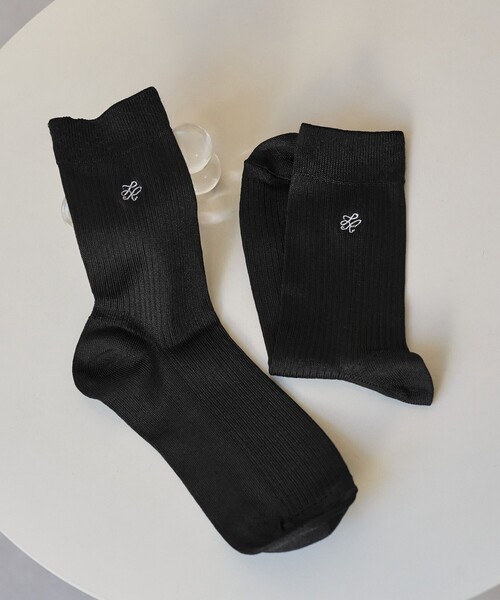 ROPE' PICNIC（ロペピクニック）の「RPロゴソックス（ソックス/靴下・レディース・ブラック/シルバー/ホワイト/ダークブラウン・FREE）」の5枚目の写真