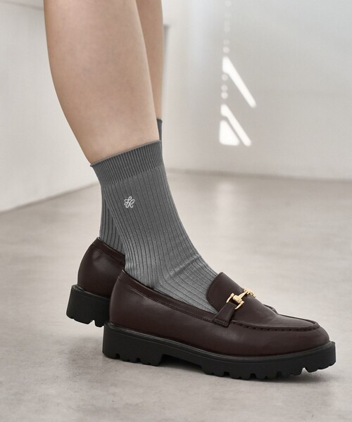 ROPE' PICNIC（ロペピクニック）の「RPロゴソックス（ソックス/靴下・レディース・ブラック/シルバー/ホワイト/ダークブラウン・FREE）」の8枚目の写真