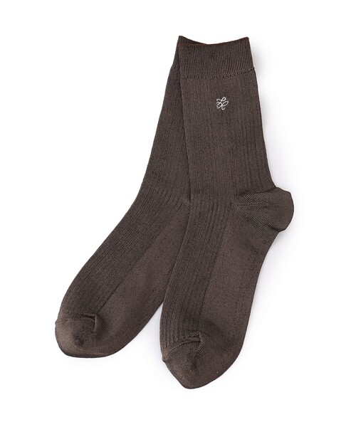 ROPE' PICNIC（ロペピクニック）の「RPロゴソックス（ソックス/靴下・レディース・ブラック/シルバー/ホワイト/ダークブラウン・FREE）」の13枚目の写真