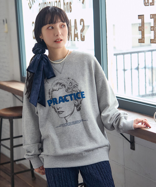 パーソン フォトプリント スウェット/ロゴスウェット（スウェット