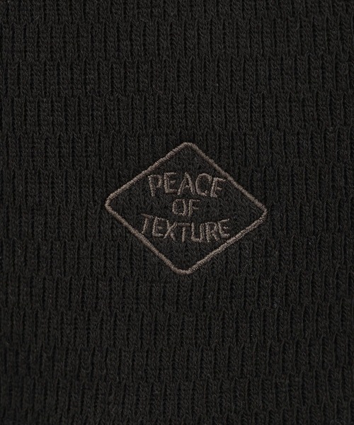 BAYFLOW（ベイフロー）の「裏シャギーサーマルTシャツ（Tシャツ/カットソー・メンズ・チャコール/オフホワイト/ブラック・MEDIUM/LARGE）」の10枚目の写真