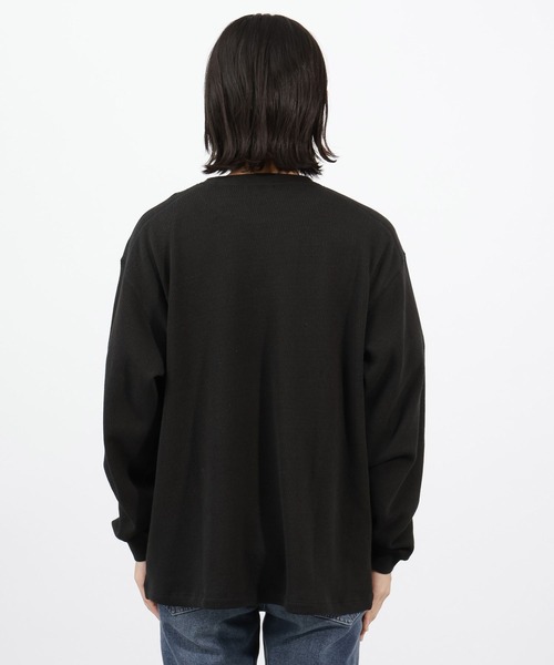 BAYFLOW（ベイフロー）の「裏シャギーサーマルTシャツ（Tシャツ/カットソー・メンズ・チャコール/オフホワイト/ブラック・MEDIUM/LARGE）」の13枚目の写真