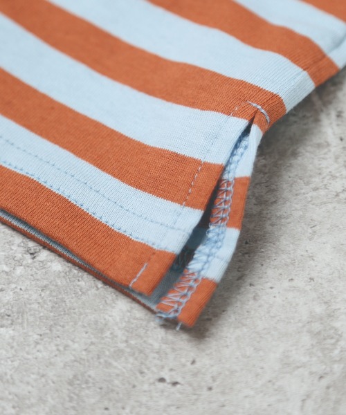 DILASH(ディラッシュ)の「ボーダー長袖ドルマンワンピース(ワンピース・キッズ・パープル/ブルー/グリーン・100/90/120/110/130)」の10枚目の写真