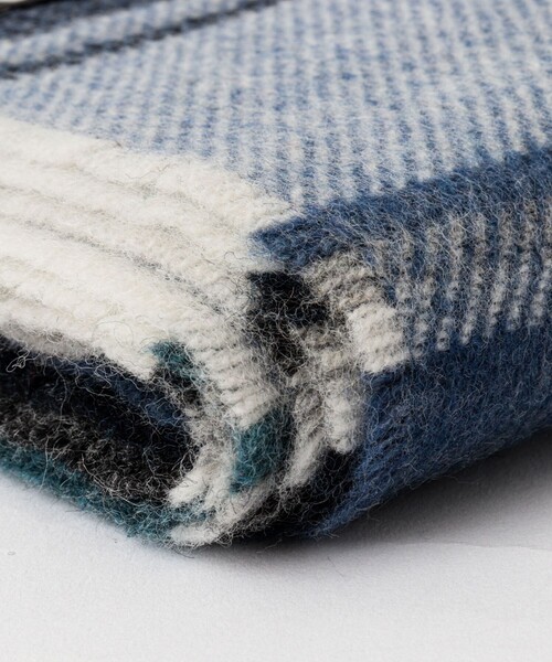 NOLLEY’S（ノーリーズ）の「【MAC.N/マックエヌ】Lambswool Hoy Scarf 25（ストール/ショール・メンズ・グレー系その他/ブルー系その他・FREE）」の7枚目の写真