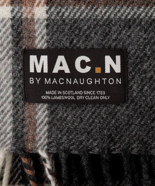 NOLLEY’S（ノーリーズ）の「【MAC.N/マックエヌ】Lambswool Hoy Scarf 25（ストール/ショール・メンズ・グレー系その他/ブルー系その他・FREE）」の19枚目の写真