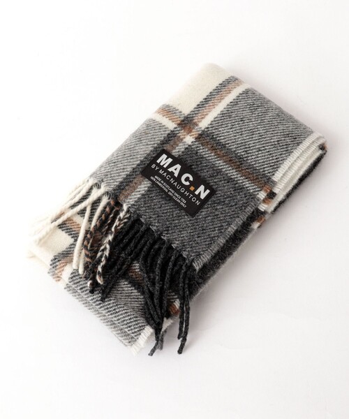 NOLLEY’S（ノーリーズ）の「【MAC.N/マックエヌ】Lambswool Hoy Scarf 25（ストール/ショール・メンズ・グレー系その他/ブルー系その他・FREE）」の20枚目の写真