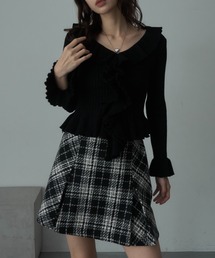 Nadana | チェックミニスカート(スカート)