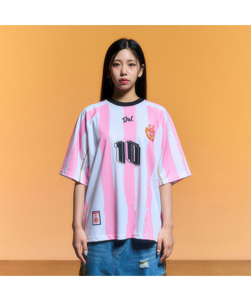 SCHISM INDUCING(スキズムインデューシング)の「TAU REPLICA T SHIRT_PINK(Tシャツ/カットソー・レディース・その他・MEDIUM/LARGE)」の5枚目の写真