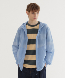 パッカブル軽量ウィンドブレーカージャケット Blue