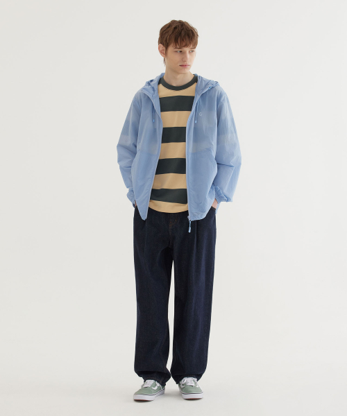 COVERNAT(カバーナット)の「パッカブル軽量ウィンドブレーカージャケット Blue(ナイロンジャケット・レディース・その他・SMALL/MEDIUM/LARGE/X-LARGE/XX-LARGE/X-SMALL)」の7枚目の写真