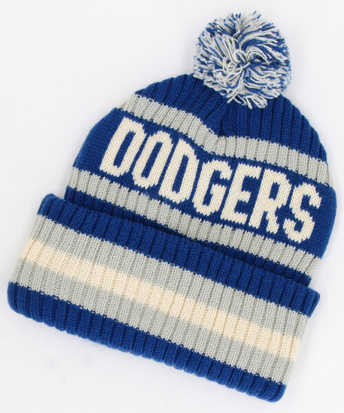 FREAK'S STORE（フリークスストア）の「’47/フォーティーセブン 47 カフニット ポンポン 限定展開（ニットキャップ/ビーニー・レディース・オフホワイト/ブルー/ネイビー・ONE SIZE）」の4枚目の写真