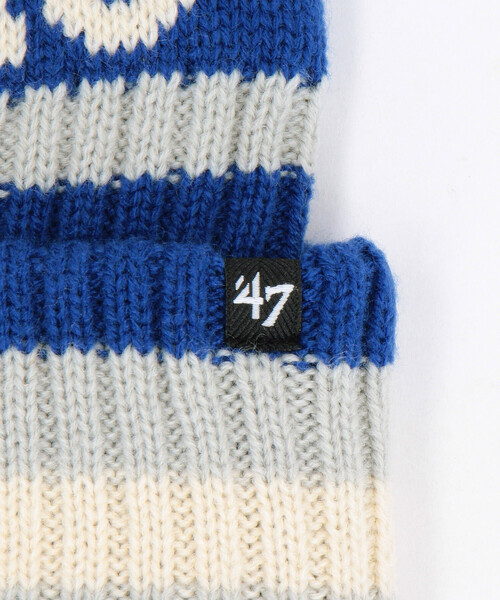 FREAK'S STORE（フリークスストア）の「’47/フォーティーセブン 47 カフニット ポンポン 限定展開（ニットキャップ/ビーニー・レディース・オフホワイト/ブルー/ネイビー・ONE SIZE）」の7枚目の写真