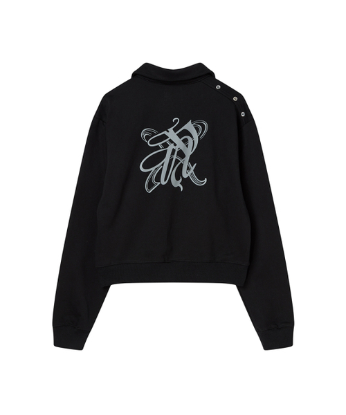 NYXX（エヌワイエックスエックス）の「SNAP COLLAR SWEATSHIRT_SCALF SET BLACK（スウェット・レディース・その他・FREE）」の2枚目の写真