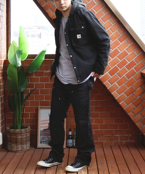 Carhartt(カーハート)の「Carhartt ダックワークジャケット 裏ボア(ブルゾン・メンズ・ブラウン/ブラック・X-LARGE/LARGE/MEDIUM/SMALL)」の6枚目の写真