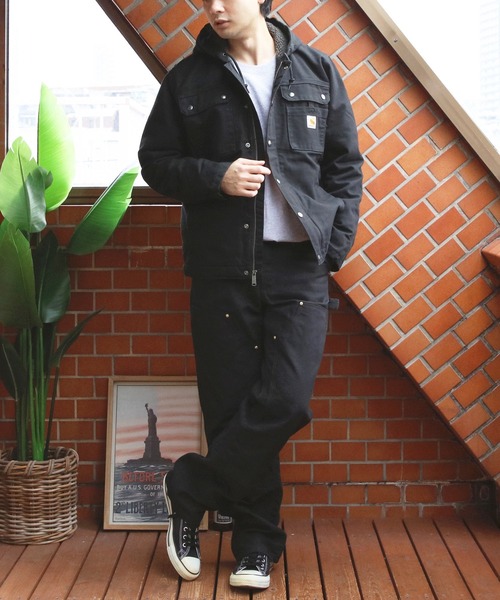 Carhartt(カーハート)の「Carhartt ダックワークジャケット 裏ボア(ブルゾン・メンズ・ブラウン/ブラック・X-LARGE/LARGE/MEDIUM/SMALL)」の11枚目の写真