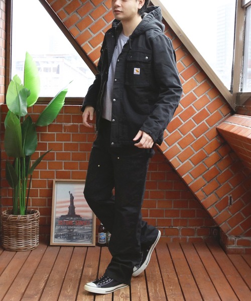 Carhartt(カーハート)の「Carhartt ダックワークジャケット 裏ボア(ブルゾン・メンズ・ブラウン/ブラック・X-LARGE/LARGE/MEDIUM/SMALL)」の12枚目の写真