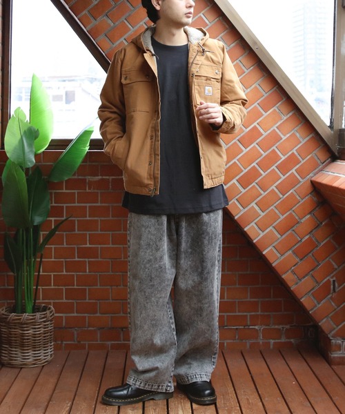 Carhartt カーハート ワークジャケット サイズS 裏ボア 女性可 Carhartt ダックワークジャケット 裏ボア（ブルゾン）｜Carhartt