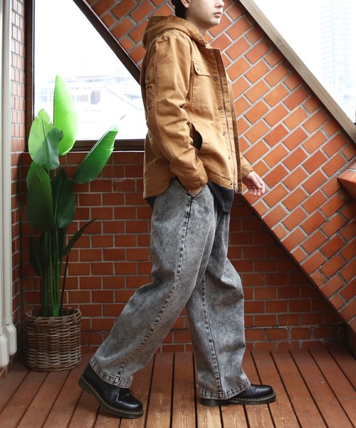 Carhartt(カーハート)の「Carhartt ダックワークジャケット 裏ボア(ブルゾン・メンズ・ブラウン/ブラック・X-LARGE/LARGE/MEDIUM/SMALL)」の21枚目の写真