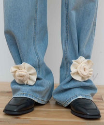 Majournee（マジョネ）の「KNIT CORSAGE BROOCH_IVORY（ブローチ/コサージュ）」