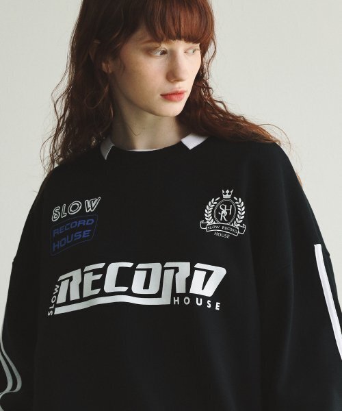 SLOW RECORD HOUSE(スローレコードハウス)の「スロースポーティ スウェット_ブラック(スウェット・レディース・その他・MEDIUM/LARGE)」の12枚目の写真