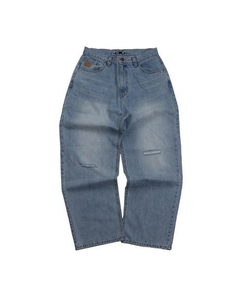 ERTR（イーアールティーアール）の「Letter Denim Pants Light Blue（デニムパンツ・メンズ・その他・LARGE/SMALL/MEDIUM）」の3枚目の写真
