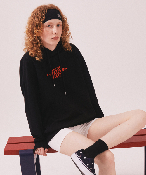 MENASOO（ミナス）の「For Rest Run Basic Hoodie_Black（パーカー・レディース・ブラック・SMALL/MEDIUM）」の7枚目の写真