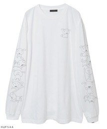 Candy Stripper（キャンディストリッパー）の「【クレヨンしんちゃん】シロがいっぱいL/S Tシャツ（Tシャツ/カットソー）」