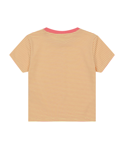 SUNDAY FRUIT MARKET(サンデーフルーツマーケット)の「W) MINI SUN STRIPE TEE LEMON(Tシャツ/カットソー・レディース・その他・SMALL/MEDIUM)」の2枚目の写真